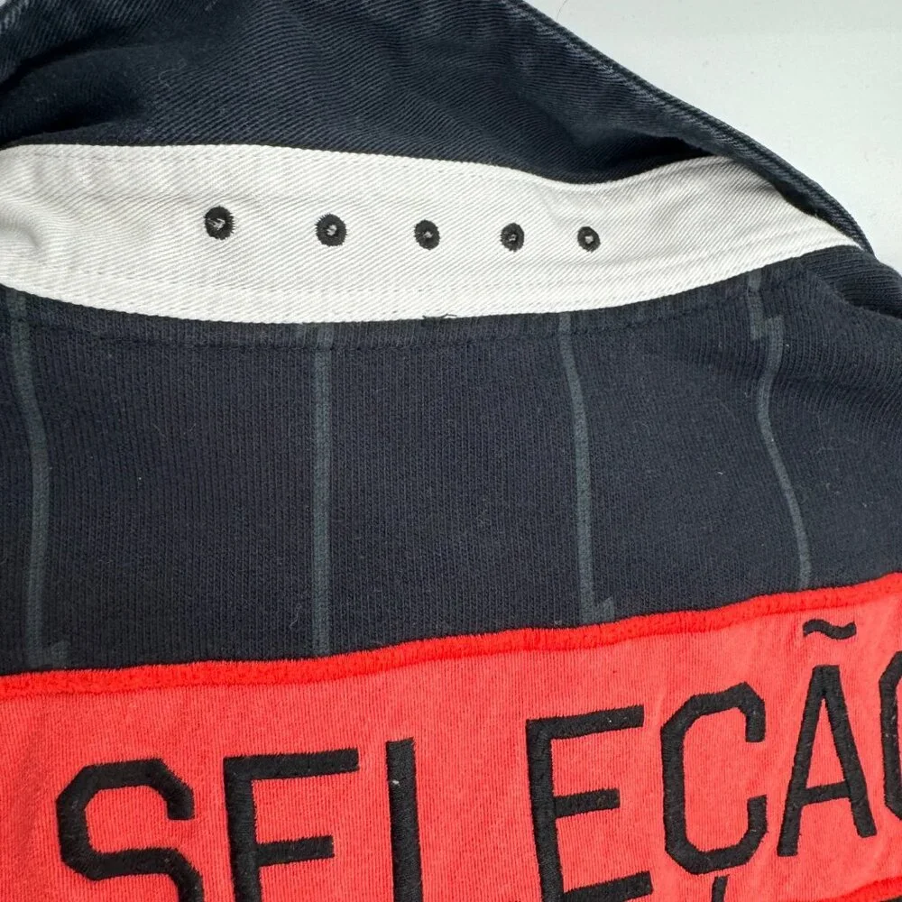 Nike Brazil Canarinho Selecao Long Sleeve Rugby Shirt Size M - Picture 7 of 12